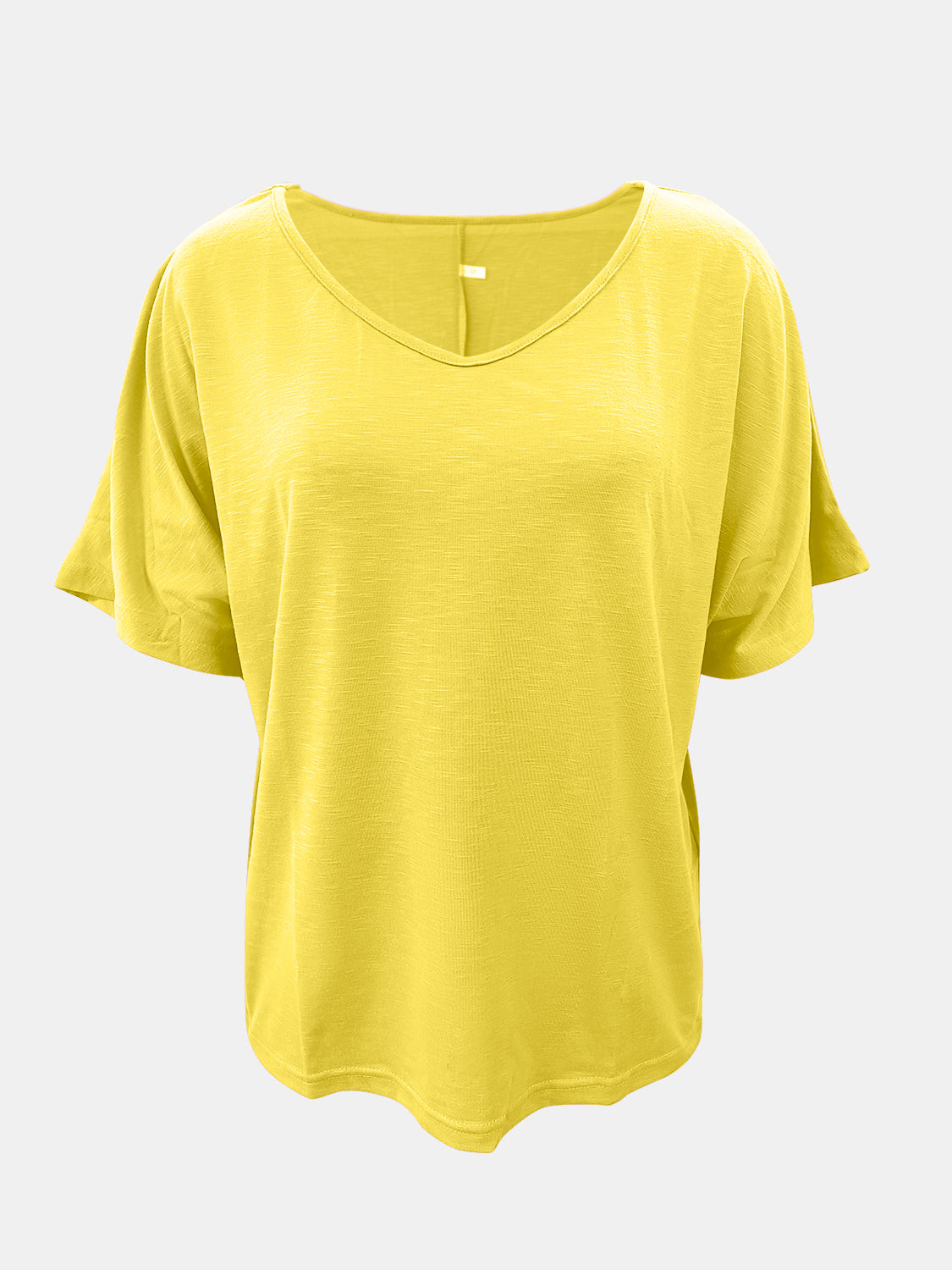 Full Size Scoop Neck Short Sleeve T-Shirt