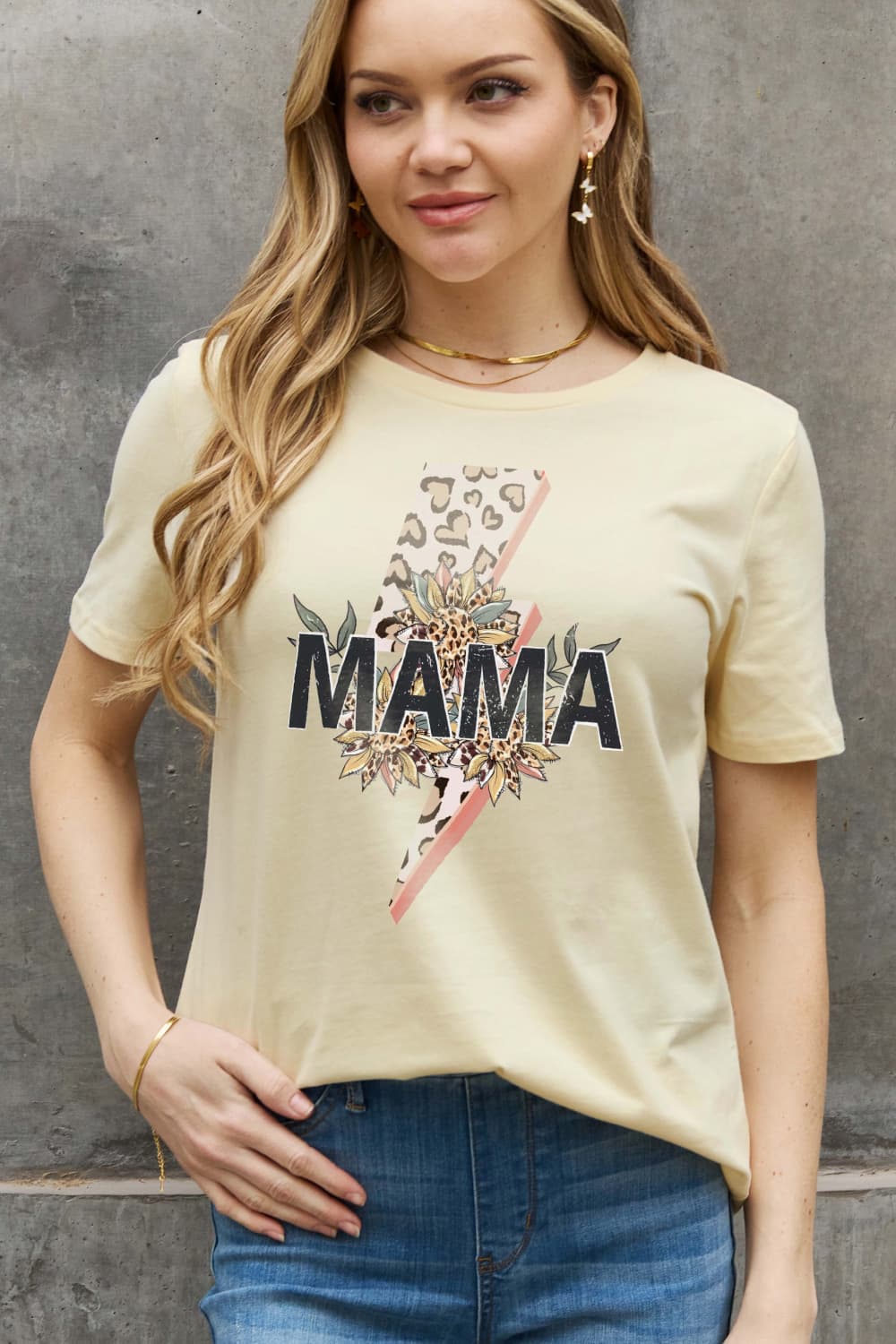 Simply Love Full Size MAMA Graphic Cotton Tee